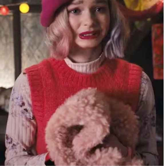 ASO Enid Sinclair on Wednesday Floral Mock Neck Top - Picture 4 of 5